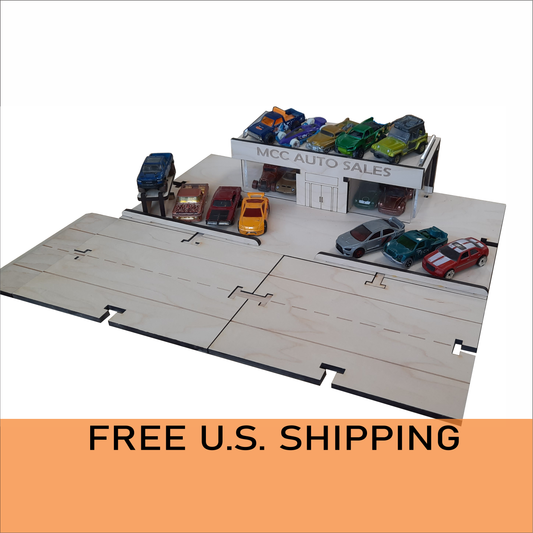 Car Dealer Building Kit DIY Matchbox Hot Wheels Toy