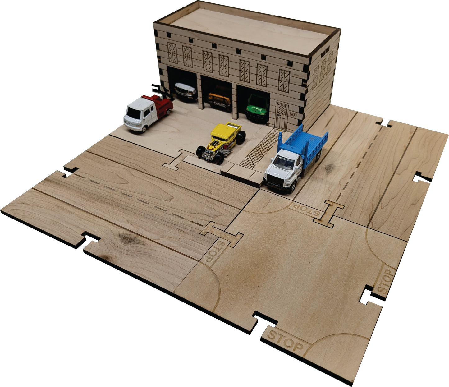 House DIY Matchbox Hot Wheels Toy - My Car City Building Sets