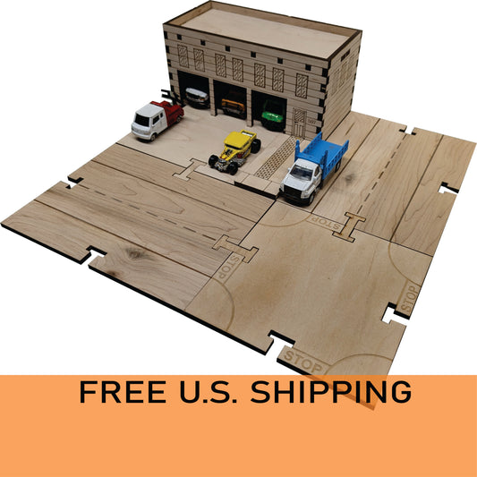 House DIY Matchbox Hot Wheels Toy - My Car City Building Sets