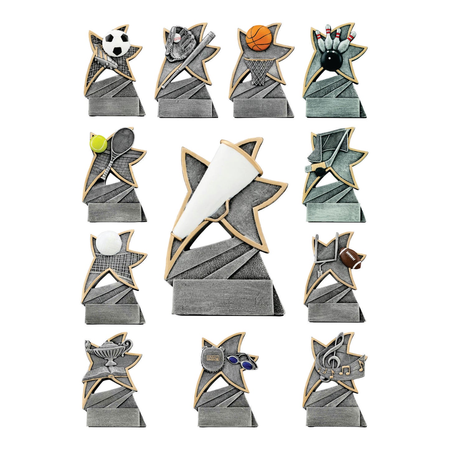 Jazz Star Resin Award Collection