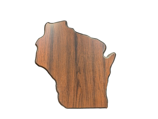 Wisconsin Shaped Plaque