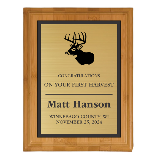 Customizable Hunting Plaque